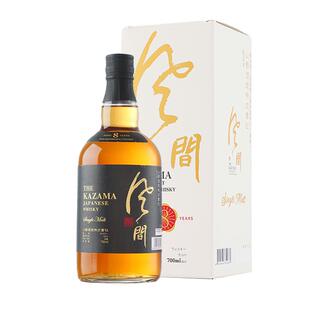 【自营】金奖受赏日本威士忌洋酒单一麦芽日威名水梯田百选礼盒装