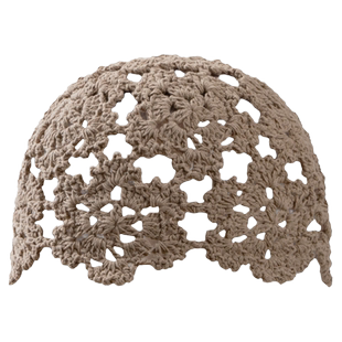 秋冬遮盖白发帽子头饰薄款的短发夏季头巾女包头毛线蕾丝外出发带