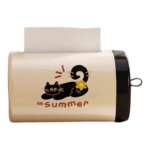 多巴胺桌面纸巾盒可爱客厅卧室抽纸盒家用高颜值高级感餐巾纸盒子