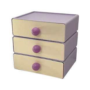 桌面收纳盒杂物文具整理盒多层大容量宿舍办公室抽屉式书桌置物架