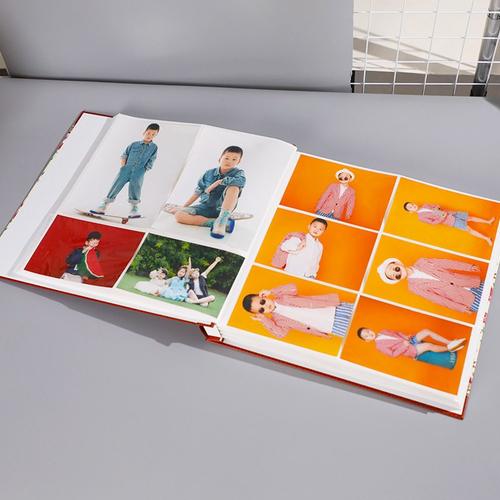 8寸6寸相册本册影集收纳家庭混装照片影楼大容量插页式复古