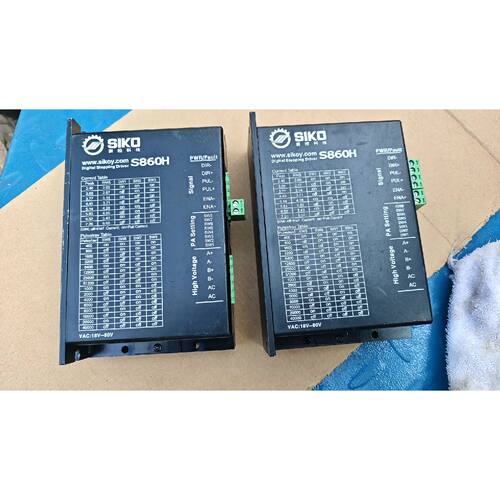 〔议价-可维修〕【 】SIKO赛控科技S860H步进驱动器,原装拆 工业