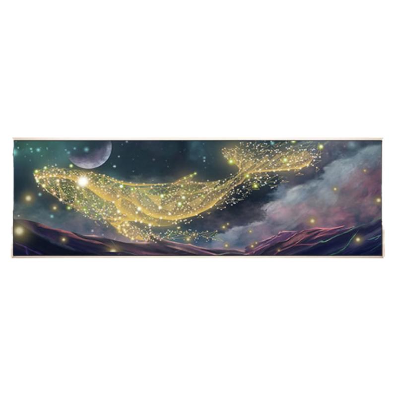 梦幻星空鲲鹏钻石画方钻满钻高级感卧室贴粘钻十字绣砖石画星月夜