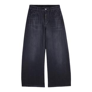 JNBY/江南布衣春季女装牛仔香蕉阔腿裤通勤宽松休闲5O3E10920