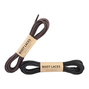 皮鞋鞋带子男士黑棕咖啡色打蜡高端休闲商务皮马丁靴长短款圆鞋绳