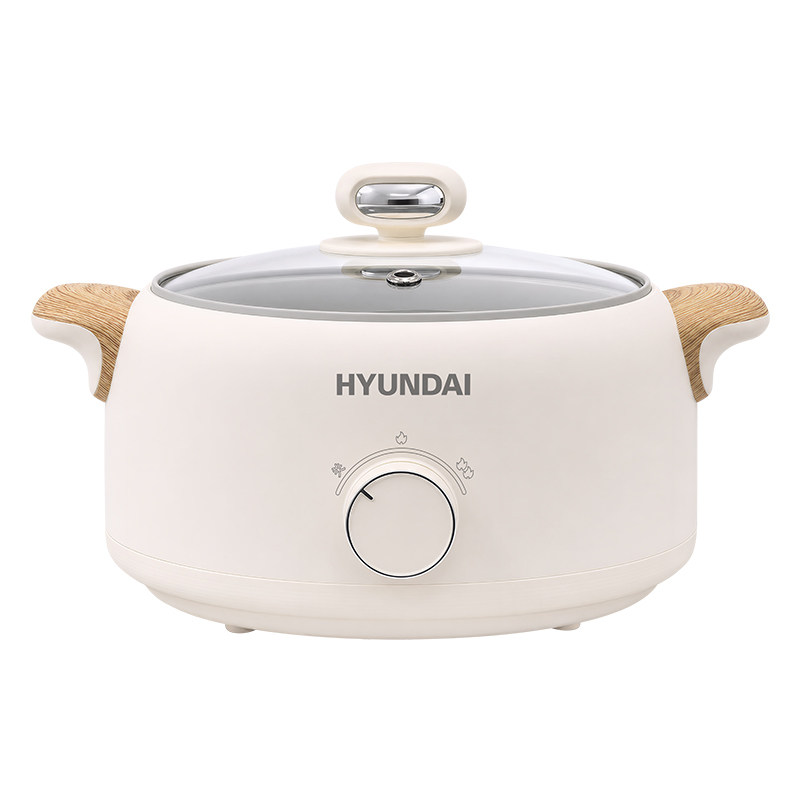 Hyundai韩国电煮锅多功能小电锅学生煮面小锅家用电火锅2026新款