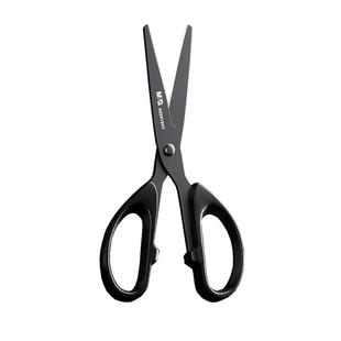 晨光黑刃剪刀手工剪纸刀办公用品不锈钢美工无尖圆头加大号中号家用厨房裁缝多功能剪子儿童学生剪纸专用剪刀