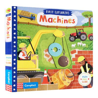 正版 First Explorers Machines小小探索家系列儿童绘本