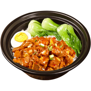 菜帮主红烧排骨速食料理包商用外卖快餐盖浇饭简餐方便菜肴包10包