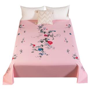 纯棉国民老床单单件100全棉上海80年代70老式传统怀旧加厚花被单.