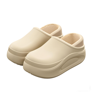 手术室拖鞋加棉女款防水防滑厚底加绒加厚保暖医用棉拖鞋男款包跟