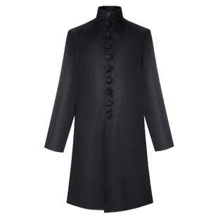 万圣节cos外袍舞台表演服服装服装斯内普教授cosplay演出舞台服装