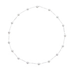 礼兰珠宝 铂金淡水珍珠仙女气质满天星项链送女友礼物闪闪珍珠