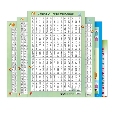 同步课本【一二年级生字挂图】