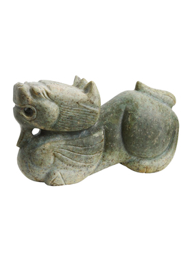 新中式样板间书房唐马摆件展示框