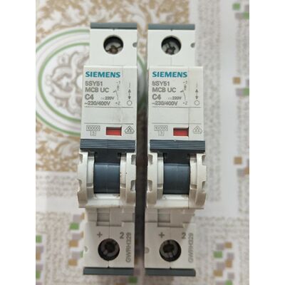 在线议价正品德国进口西门子5SY51 MCB UC 1P C4A空气