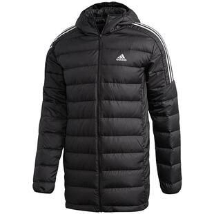 Adidas/阿迪达斯正品男子中长款保暖户外运动羽绒服 GH4604