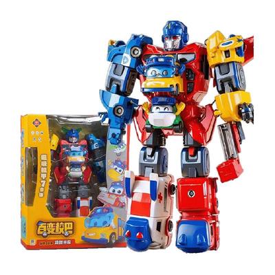 恩贝家族百变校巴磁吸变形玩具