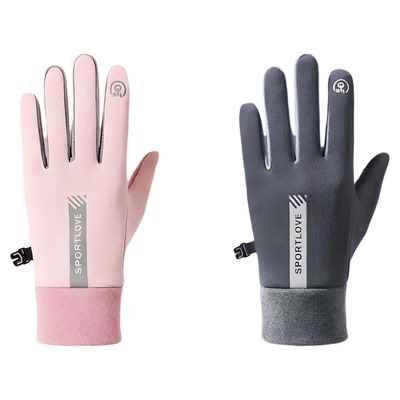 冬季防风防水加绒保暖触屏