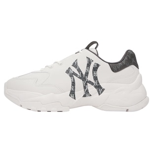 MLB厚底休闲鞋男鞋女鞋老花2025秋季新款复古运动鞋经典情侣鞋子