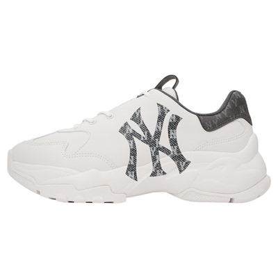 MLB厚底休闲鞋男鞋女鞋老花2025秋季新款复古运动鞋经典情侣鞋子