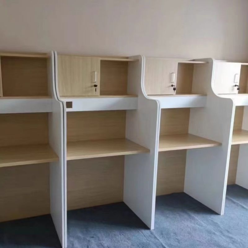 一对一培训桌考证桌学生自习桌沉浸式共享考研学习桌自习室隔断桌