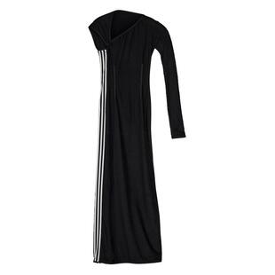 [尊享]Y-3/Y3山本耀司条纹单袖连衣裙女侧开斜肩裙子IW7499