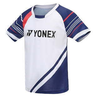 YONEX尤尼克斯儿童羽毛球服yy男童女童小学生网球运动短袖t恤套装