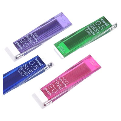 三菱彩色铅芯自动笔纳米铅笔芯