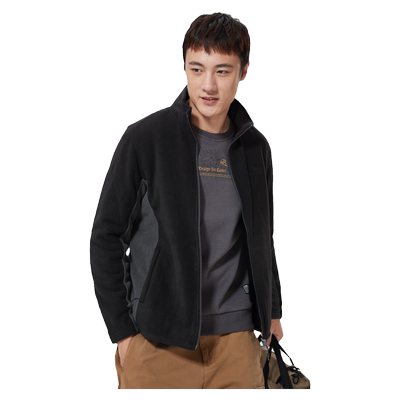 抓绒衣户外骆驼秋冬季保暖