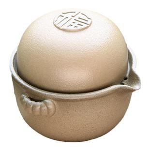 陆宝陶瓷旗舰店玲珑随手泡一壶一杯一人茶具铸墨色小套组快客杯