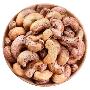 紫皮腰果仁新货大颗粒熟原味A180坚果仁年货炒货干果休闲零食