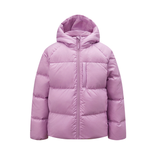 ROCKICE高蓬防风保暖儿童羽绒服女秋冬防寒外套男童户外羽绒夹克