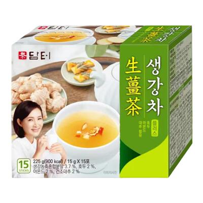 韩国生姜茶进口冲饮扁桃仁姜汁
