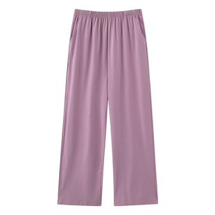 芬腾可安睡裤夏季女款九分裤春秋款棉绸居家裤子女士家居裤可外穿
