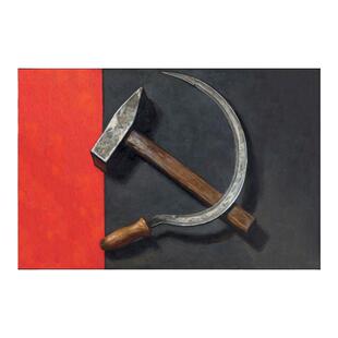 苏联挂画镰刀锤子海报装饰画苏维埃马列毛社会主义民国风国旗壁画