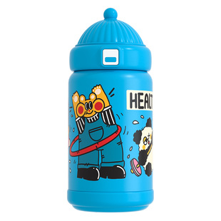 明星款coco mango儿童保温杯带吸管两用可爱女宝宝小学生便携水杯