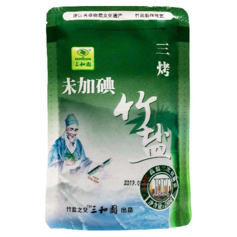 三和园未加碘不含抗结剂竹盐