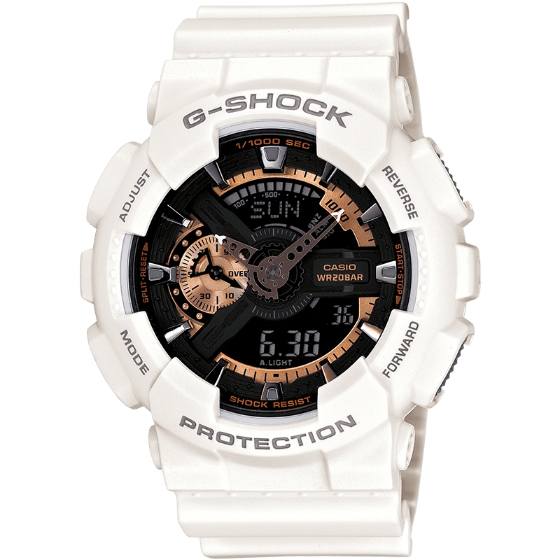 卡西欧旗舰店GA-110RG防水潮流运动手表男士官网官方正品 G-SHOCK