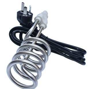 新韶光F7不锈钢2200W热得快烧水棒家用盆桶烧电热的快工地大功率