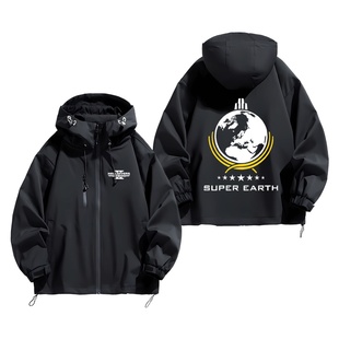 葬送的芙莉莲联动绝地潜兵周边男女外套防风冲锋衣夹克羽绒服鸭绒