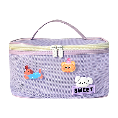 新款便携外出大容量手提化妆包