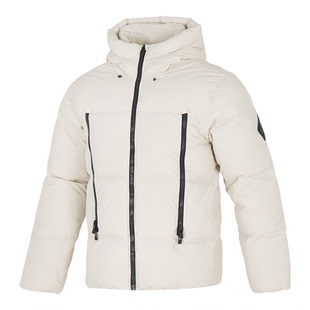 UA安德玛男款羽绒服冬季新款连帽舒适休闲运动上衣保暖加厚外套