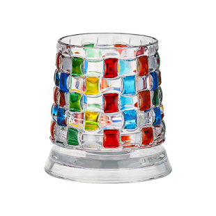 网红旋转杯玻璃杯威士忌杯礼盒套装新婚伴手礼高档创意情侣杯酒杯