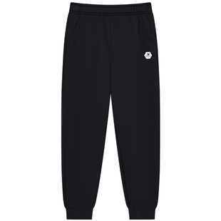 特步童装2026年秋冬新款儿童保暖卫裤男童加绒运动长裤中大童裤子