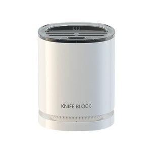 厨房旋转刀架置物架台面多功能筷子筒刀具一体收纳盒筷子笼菜刀架