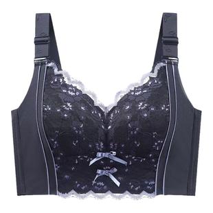 超薄款调整型聚拢收副乳矫正大码胖MM防下垂内衣女大胸显小文胸罩