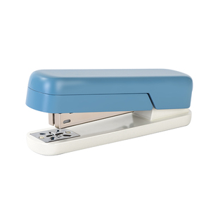 得力可旋转订书机学生用订书器订书机中号钉书机家用型多功能办公用订书钉迷你小号钉省力定中缝装订用品
