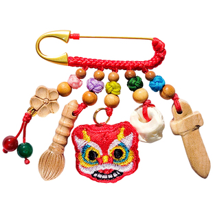 九华山好运别针婴儿压放惊孕妇别针桃木压下京别针旗舰店孕妇安全