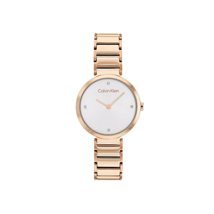 【自营】CalvinKlein官方正品CK女表永恒系列小闪钻石英表时尚
